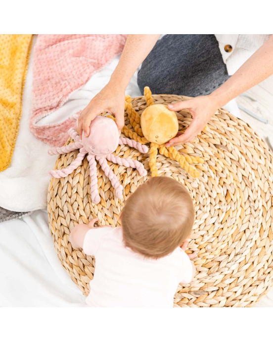 LAPIDOU. Υφασμάτινο Χταπόδι (ώχρα)