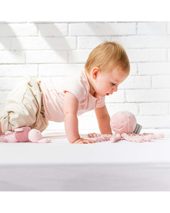 LAPIDOU. Υφασμάτινο Χταπόδι (vintage ροζ)