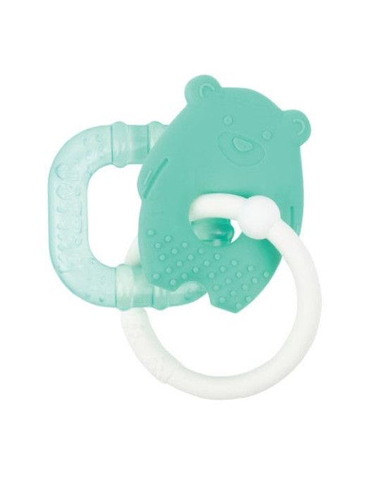 SILICON. Μασητικό σιλικόνης με κρίκο ψύξης (πράσινο)