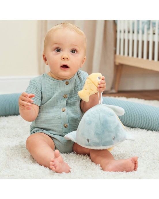 ROMEO, JULES & SALLY. Λούτρινο φαλαινάκι δραστηριοτήτων Sally