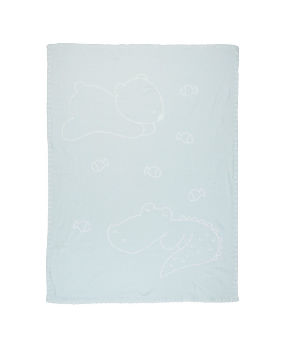 ROMEO, JULES & SALLY. Βρεφικό πλεκτό κουβερτάκι 75x100