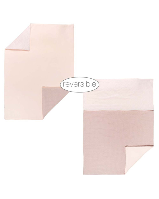 NATTOU PURE. Κουβέρτα κρεβατιού 100Χ135 (ροζ)