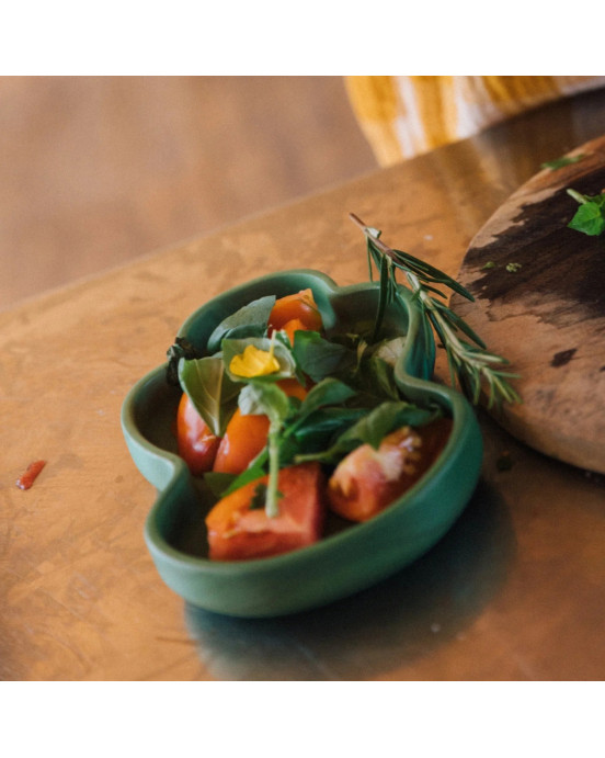 OLI&CAROL. Σετ φαγητού πιάτο-κουτάλι Λαχανίδα