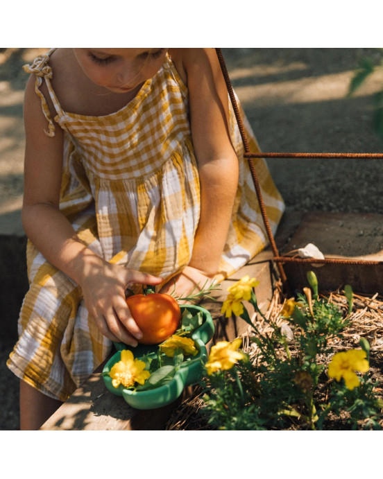 OLI&CAROL. Σετ φαγητού πιάτο-κουτάλι Λαχανίδα
