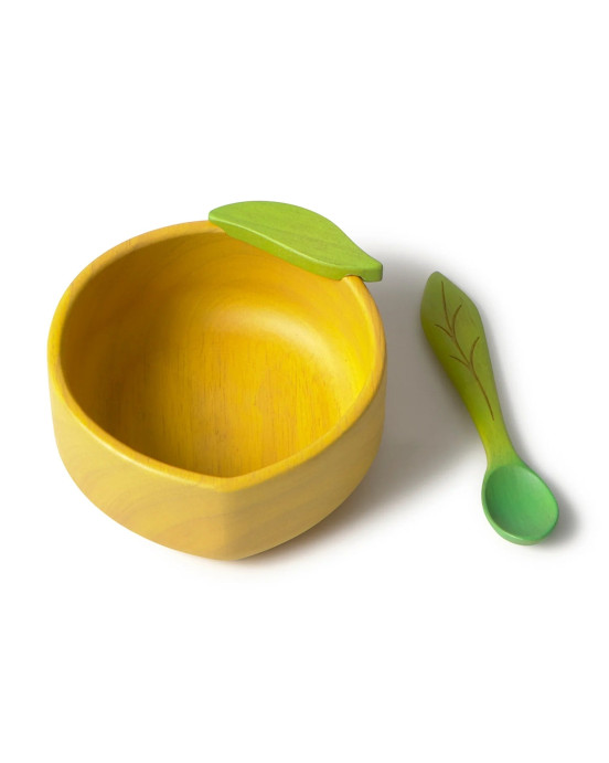OLI&CAROL. Σετ φαγητού μπολ-κουτάλι Λεμόνι