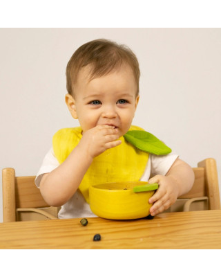 OLI&CAROL. Σετ φαγητού μπολ-κουτάλι Λεμόνι