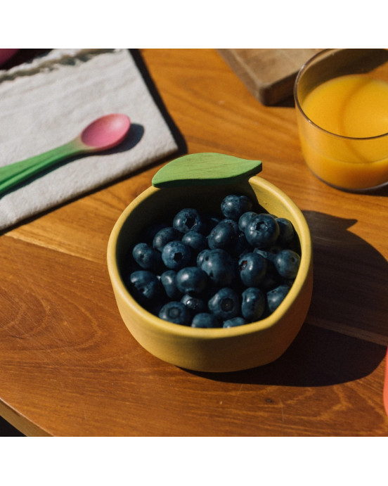 OLI&CAROL. Σετ φαγητού μπολ-κουτάλι Λεμόνι