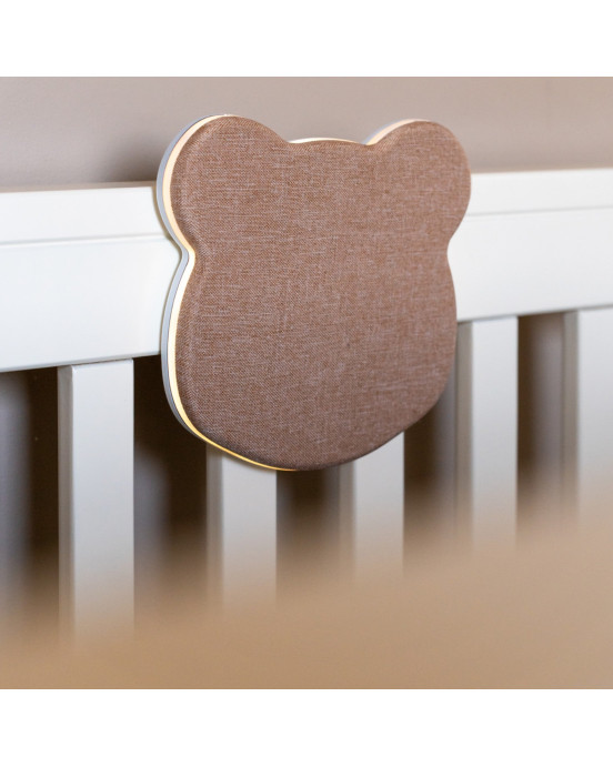 OLLIE&LEILA. Επιτοίχιο φωτιστικό νυχτός με λευκούς ήχους Αρκουδάκι