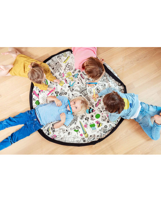 PLAY&GO. Χαλάκι παιχνιδιού - τσάντα 2 σε 1. OMY Paris