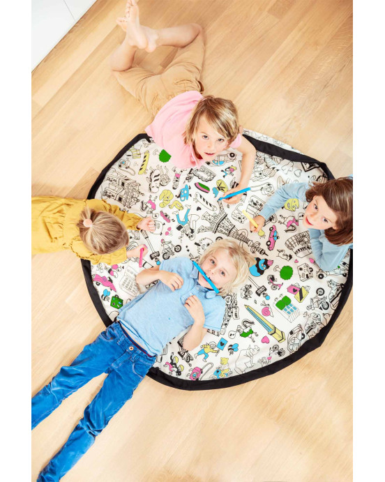 PLAY&GO. Χαλάκι παιχνιδιού - τσάντα 2 σε 1. OMY Paris