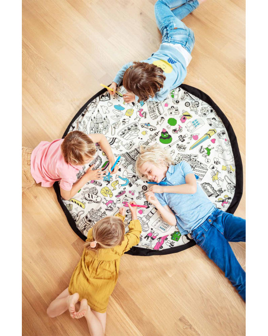 PLAY&GO. Χαλάκι παιχνιδιού - τσάντα 2 σε 1. OMY Paris