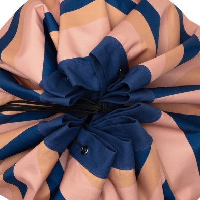 PLAY&GO. Χαλάκι παιχνιδιού - τσάντα 2 σε 1. Outdoor Mokka Stripes