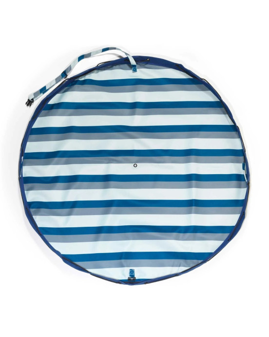 PLAY&GO. Χαλάκι παιχνιδιού - τσάντα 2 σε 1. Outdoor Blue/Green Stripes
