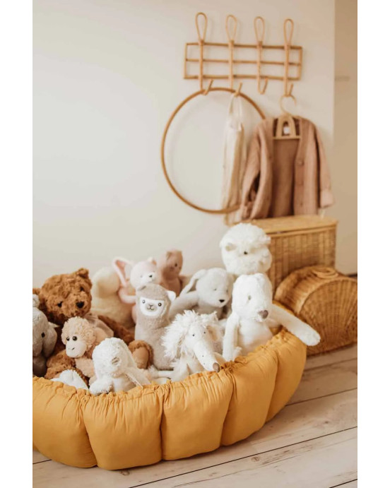 PLAY&GO. Στρώμα παιχνιδιού μαλακό - βρεφική φωλιά - τσάντα 3 σε 1. Mustard