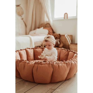 PLAY&GO. Στρώμα παιχνιδιού μαλακό - βρεφική φωλιά - τσάντα 3 σε 1. Tawny Brown