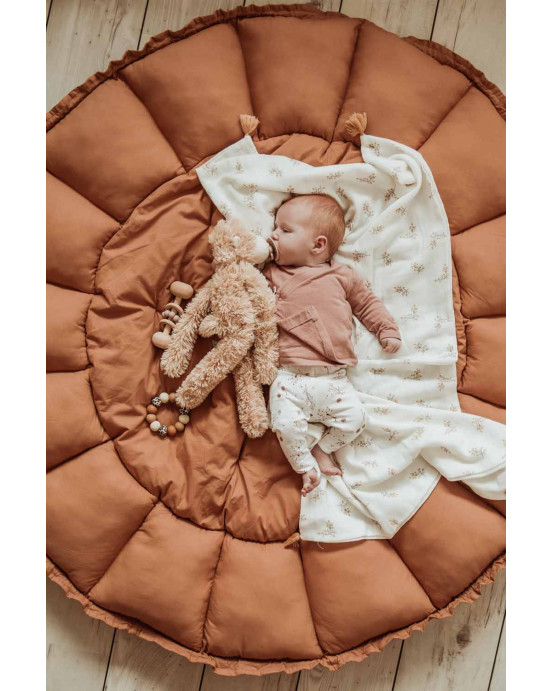 PLAY&GO. Στρώμα παιχνιδιού μαλακό - βρεφική φωλιά - τσάντα 3 σε 1. Tawny Brown