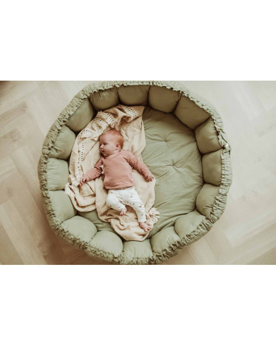 PLAY&GO. Στρώμα παιχνιδιού μαλακό - βρεφική φωλιά - τσάντα 3 σε 1. Meadow Green