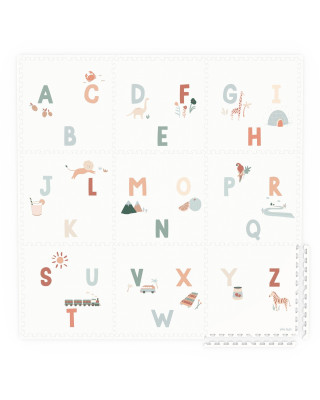 PLAY&GO. Στρωματάκι-παζλ διπλής όψης - κουτί αποθήκευσης - Αλφάβητο (EEVA)