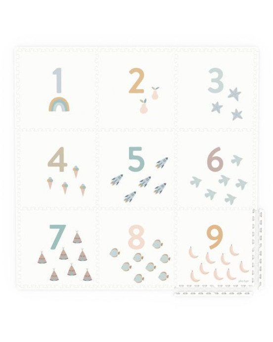 PLAY&GO. Στρωματάκι-παζλ διπλής όψης - κουτί αποθήκευσης - Αριθμοί