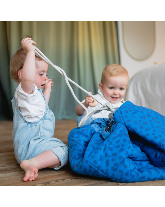 PLAY&GO. Στρώμα παιχνιδιού μαλακό - τσάντα 2 σε 1. Moulin Roty Puce & Pilou