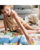 PLAY&GO. Soo χαλάκι παιχνιδιού με καλάθι αποθήκευσης. Ζωολογικός κήπος