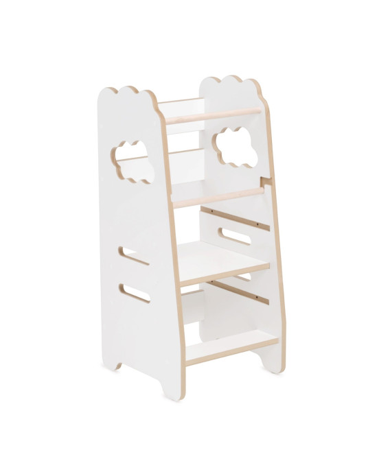 PLUSH NEST. Ξύλινος πύργος εκμάθησης 2 επιπέδων Cloud Wooden Play