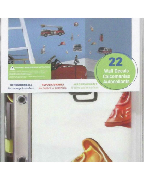 RoomMates. Αυτοκόλλητα τοίχου Πυροσβεστικά οχήματα.