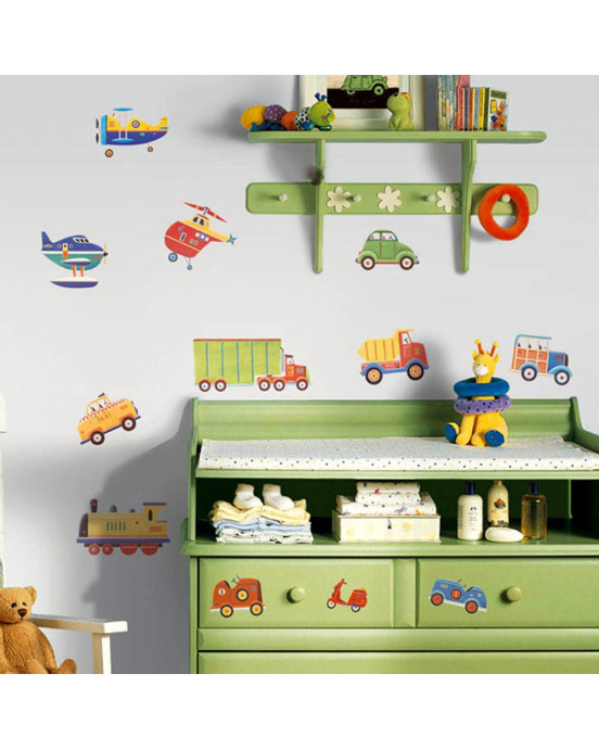 RoomMates. Αυτοκόλλητα τοίχου Οχήματα.