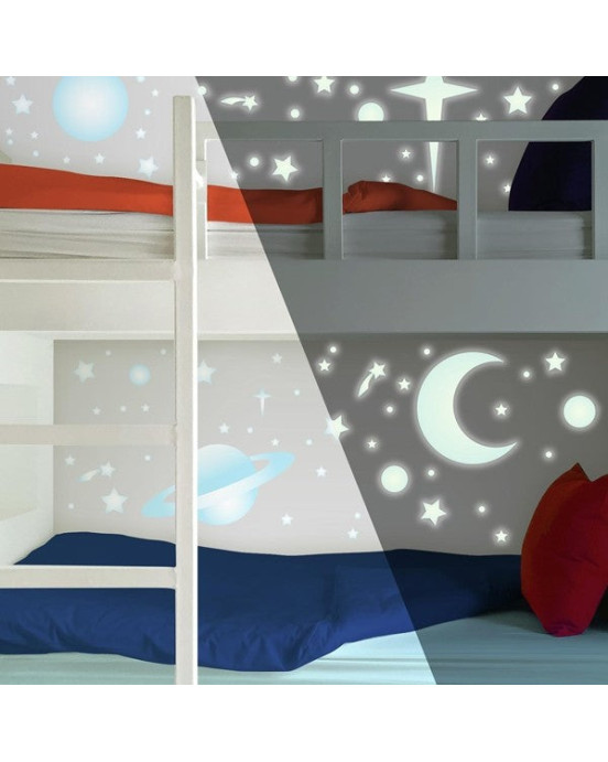 RoomMates. Αυτοκόλλητα τοίχου φωσφορίζοντα Πλανήτες