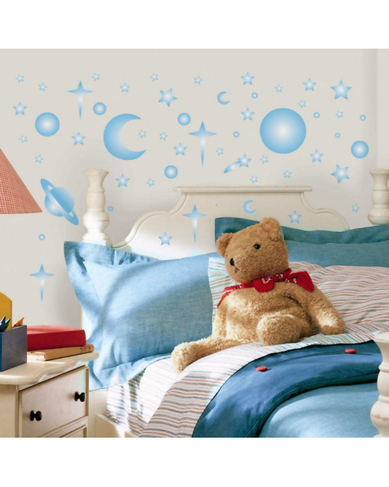 RoomMates. Αυτοκόλλητα τοίχου φωσφορίζοντα Πλανήτες