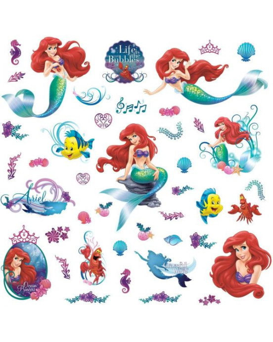 RoomMates. Αυτοκόλλητα τοίχου Μικρή Γοργόνα