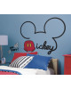 RoomMates. Αυτοκόλλητα τοίχου Mickey υπογραφή.