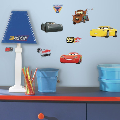 RoomMates. Αυτοκόλλητα τοίχου Cars 3