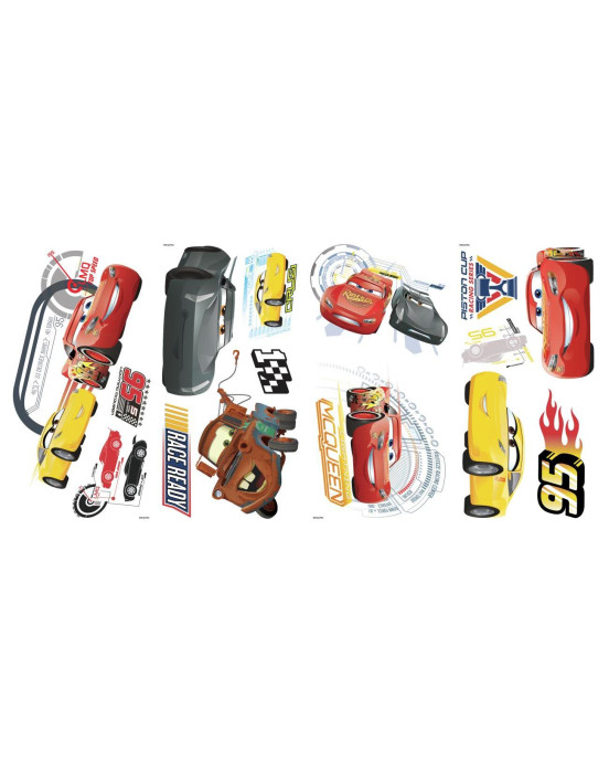 RoomMates. Αυτοκόλλητα τοίχου Cars 3