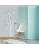 RoomMates. Αυτοκόλλητα τοίχου Δέντρο λευκό-γκρι