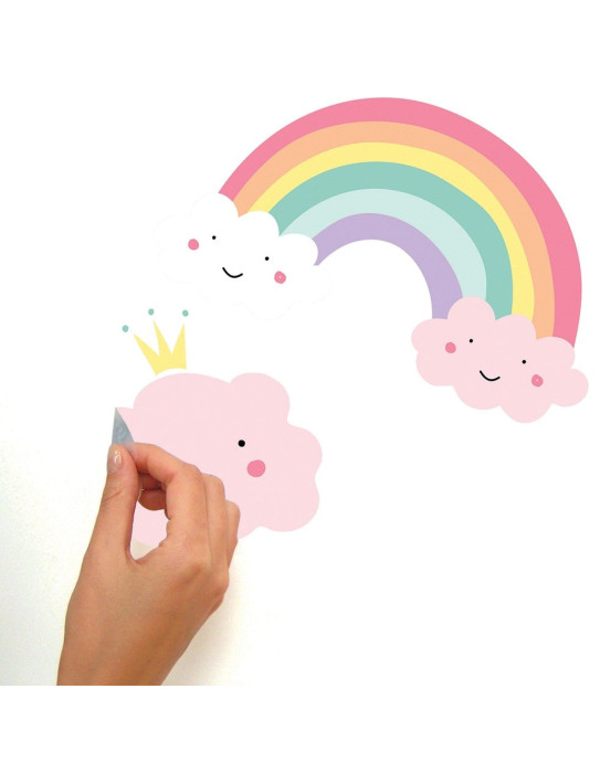 RoomMates. Αυτοκόλλητα τοίχου Μονόκεροι & Ουράνια τόξα.