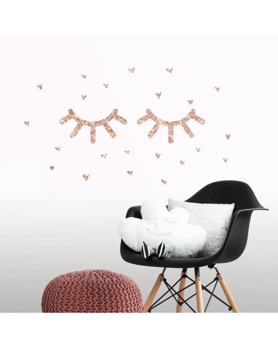 RoomMates. Αυτοκόλλητα τοίχου glitter Βλεφαρίδες.