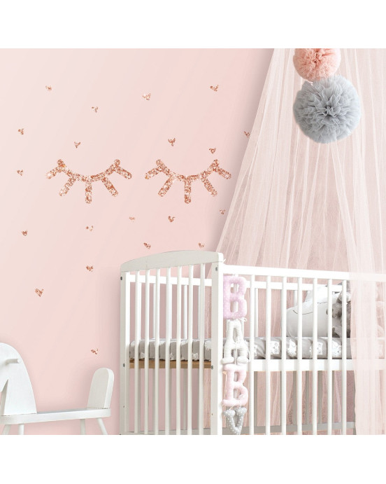 RoomMates. Αυτοκόλλητα τοίχου glitter Βλεφαρίδες.