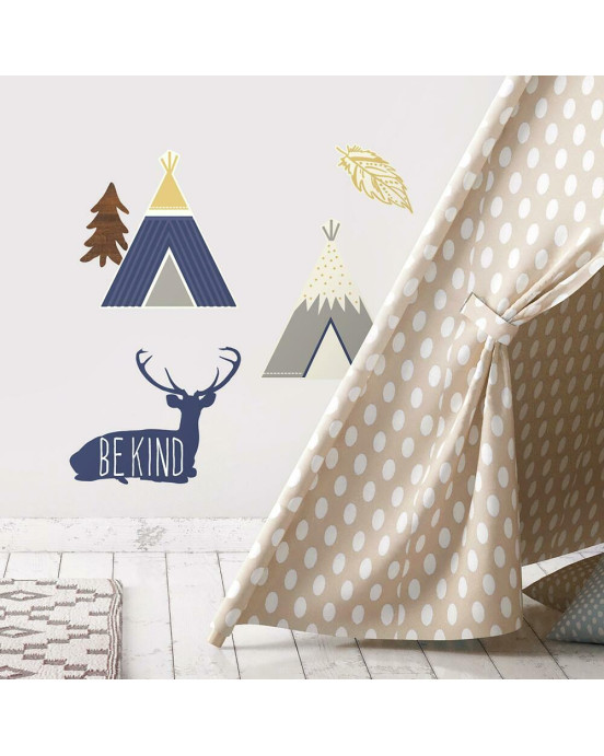 RoomMates. Αυτοκόλλητα τοίχου Κάμπινγκ στον Αρκτικό κύκλο.