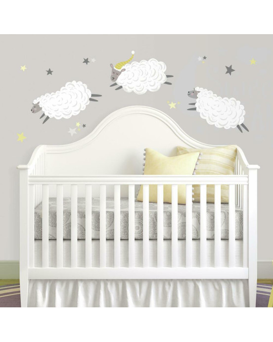 RoomMates. Αυτοκόλλητα τοίχου Προβατάκια.