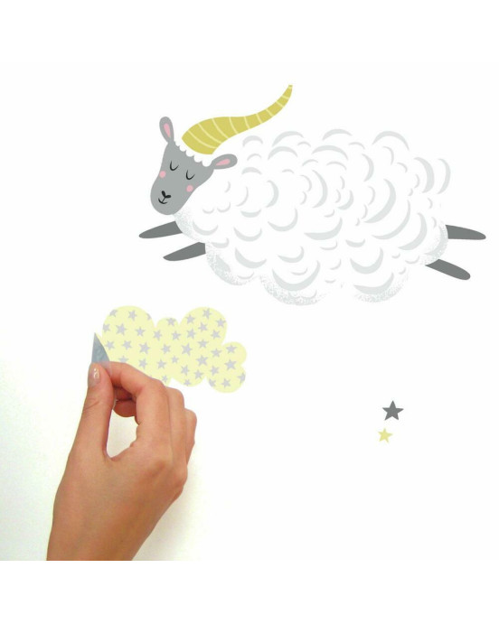 RoomMates. Αυτοκόλλητα τοίχου Προβατάκια.