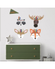 RoomMates. Αυτοκόλλητα τοίχου μεγάλο Ζώα του Δάσους