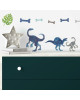RoomMates. Αυτοκόλλητα τοίχου Δεινόσαυροι με νερομπογιά.