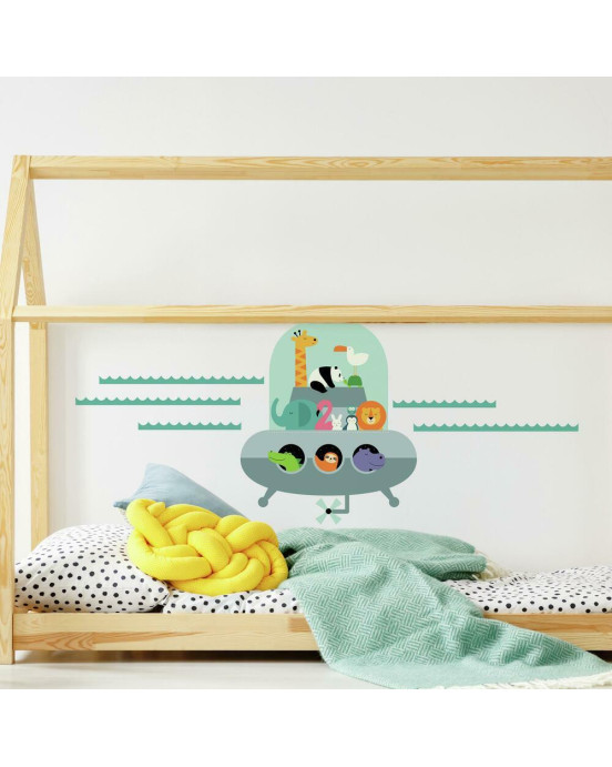RoomMates. Αυτοκόλλητα τοίχου Ζωάκια-ufo
