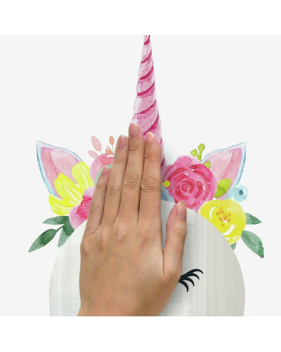 RoomMates. Αυτοκόλλητα τοίχου -καθρέπτης Μονόκερος.