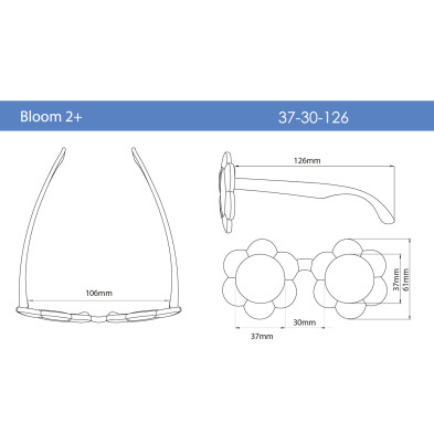 REAL SHADES. Παιδικά γυαλιά ηλίου Bloom Toddler 2-4 ετών Raspberry Sorbet