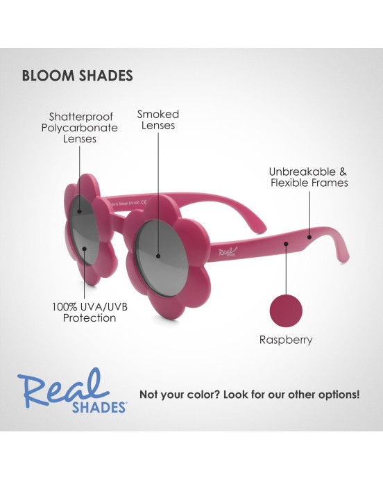 REAL SHADES. Παιδικά γυαλιά ηλίου Bloom Toddler 2-4 ετών Raspberry Sorbet
