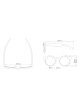 REAL SHADES. Παιδικά γυαλιά ηλίου Chill Toddler 2-4 ετών Fondant Pink