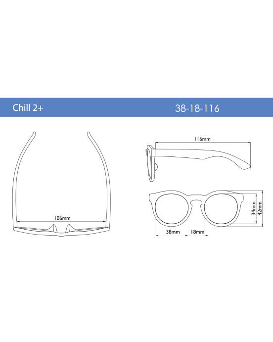 REAL SHADES. Παιδικά γυαλιά ηλίου Chill Toddler 2-4 ετών Pancake Batter