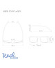 REAL SHADES. Παιδικά γυαλιά ηλίου Edge Toddler 2-4 ετών Apricot